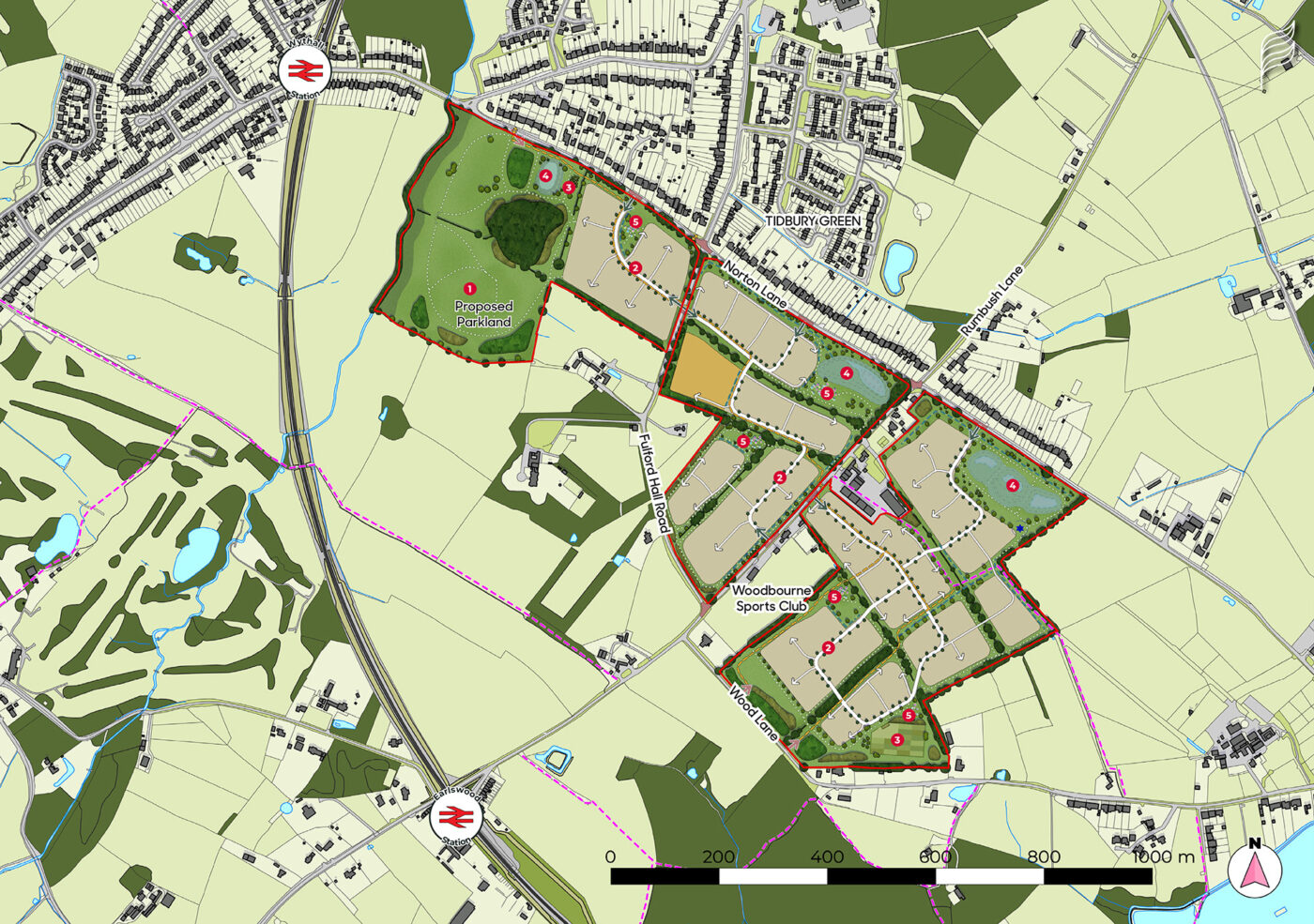 Emerging masterplan